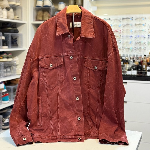 OFF-White GarmDyed Canvas/Denim over Jacket XL - Picture 1 of 3